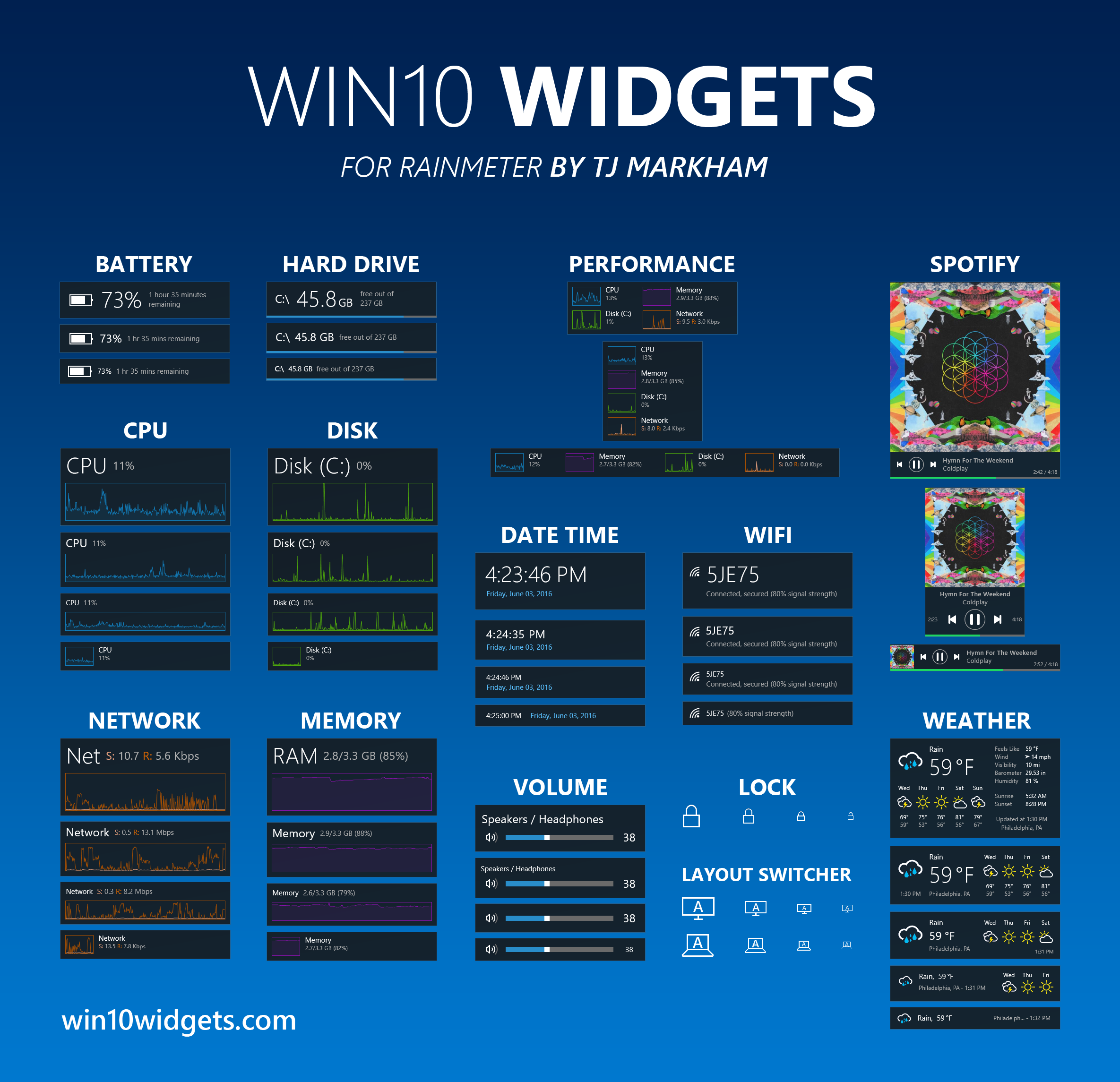 Download Calendar Widget Fleur Jessika
