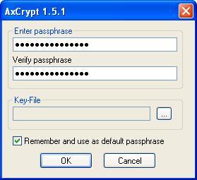 Proteccion y encriptación con AxCrypt - Desontis