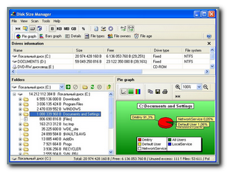 Analizar el contenido del disco duro con Disk Size Manager - Desontis