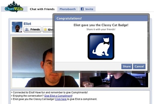 ChatVille en Facebook, Chat al estilo de ChatRoulette - Desontis