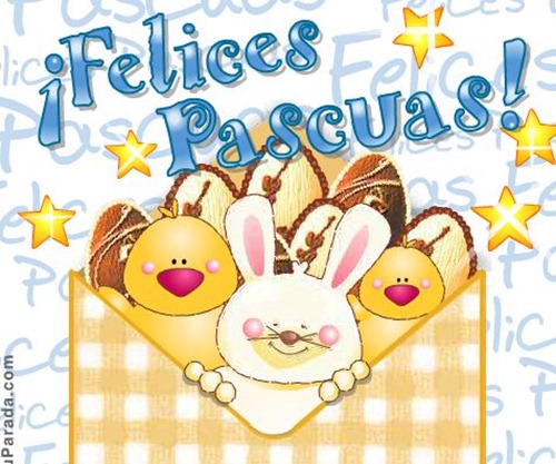 Imagenes Felices Pascuas Conejos Huevos