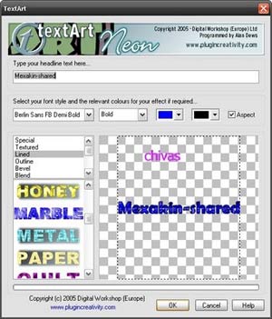 Plugin Photoshop: TextArt y muchos mas - Desontis