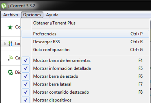 Configuraciones de uTorrent para descargar más rápido - Desontis