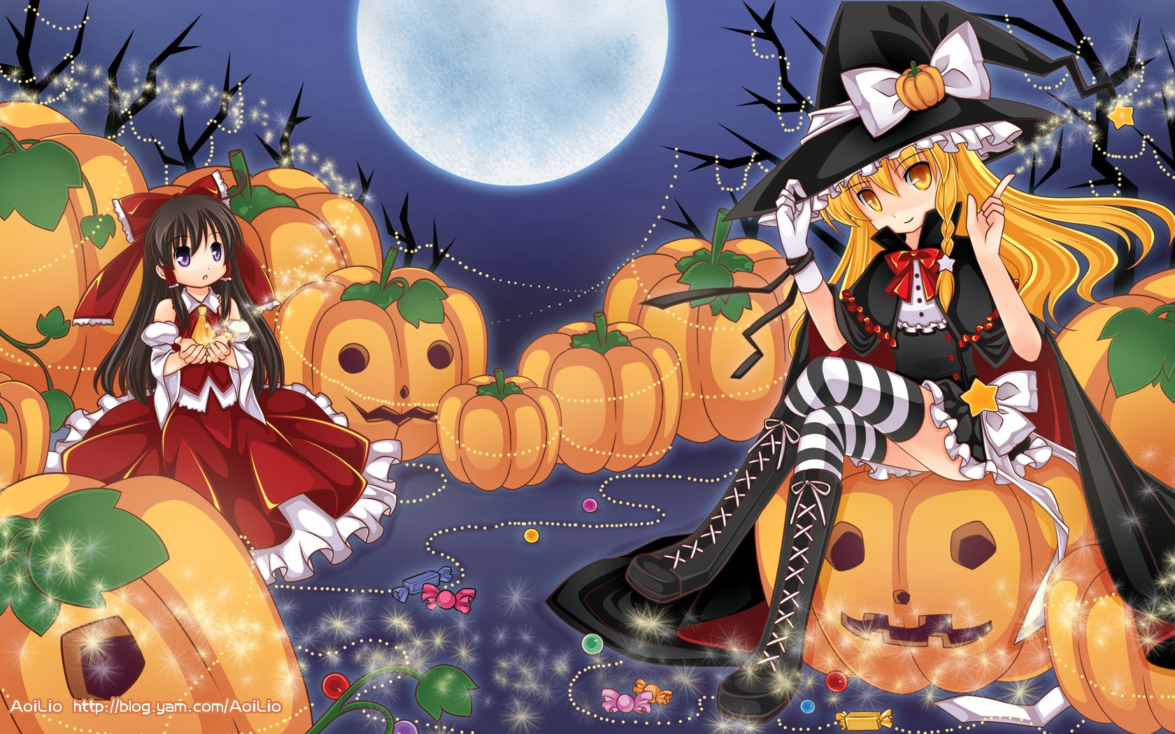 Descarga fondos de pantallas anime Especial Halloween